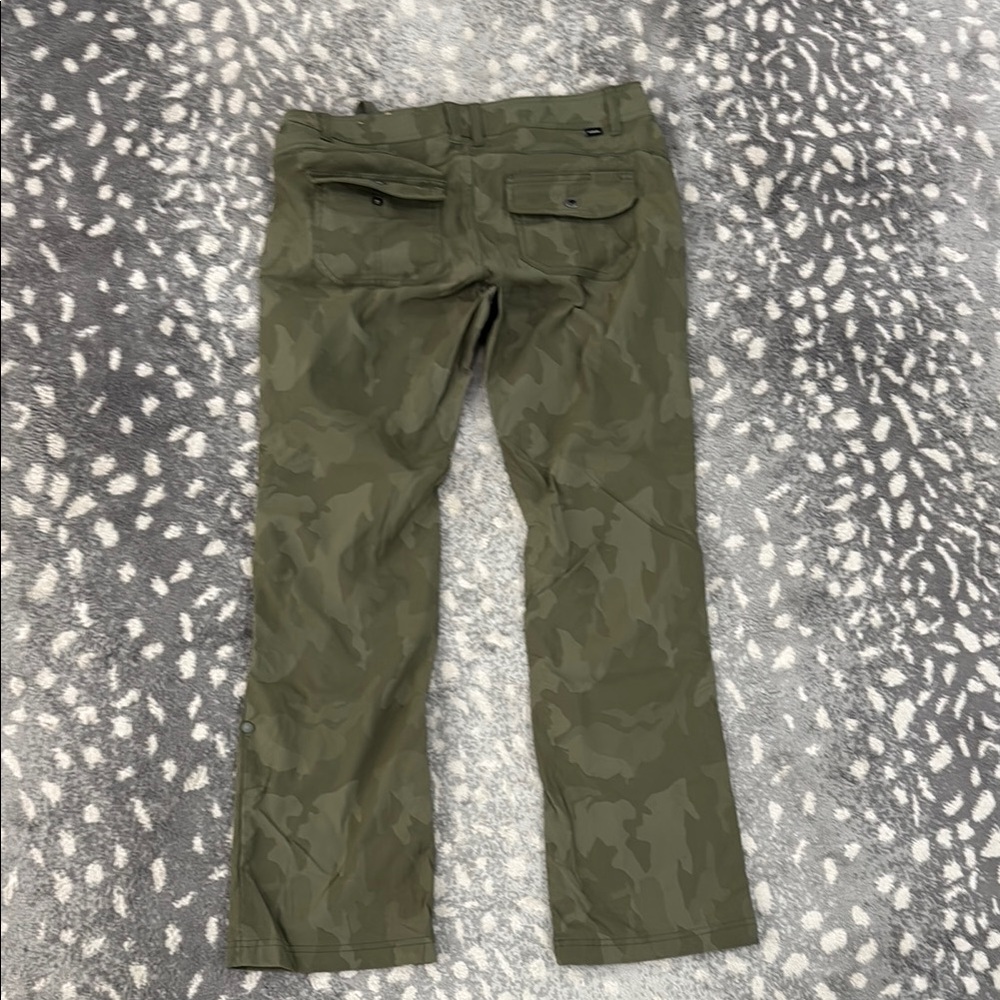 Prana Halle Olive Camouflage Trousers - Picture 3 of 3
